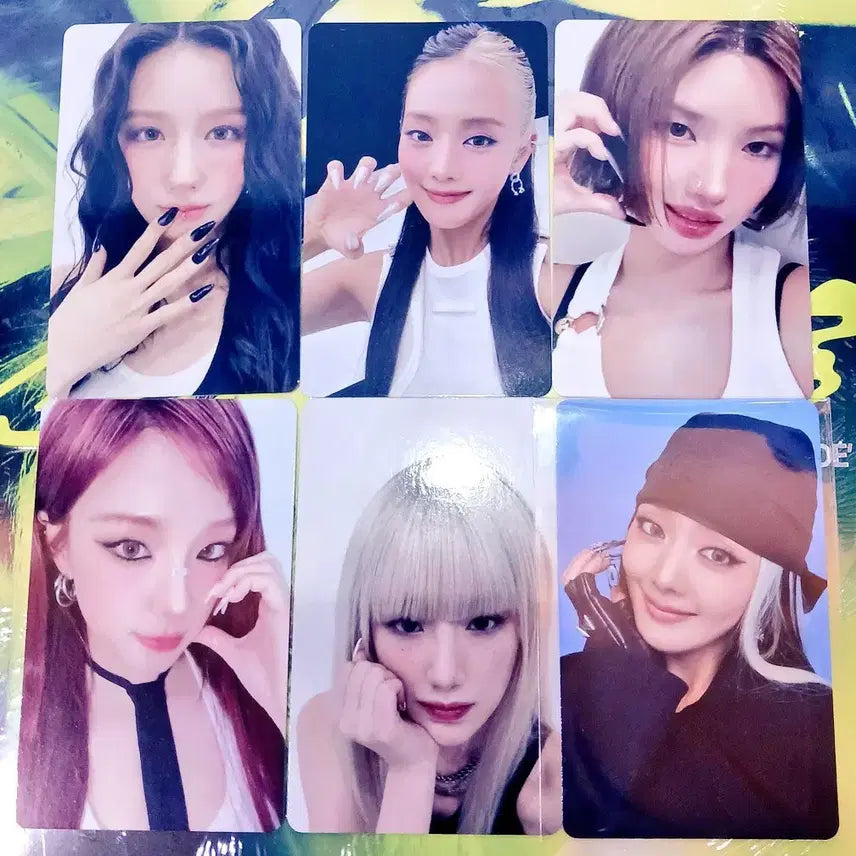 [BUNJANG]  (G)I-DLE Cube Story MD Lucky Draw Photocard Set / 아이들 큐브 카페 엠디 특전 포카