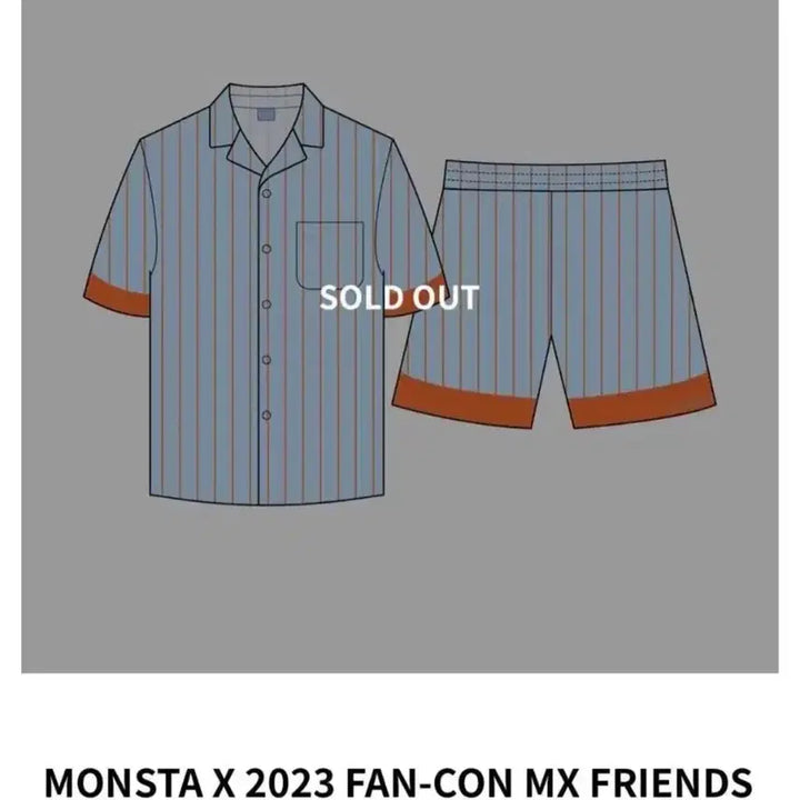 [BUNJANG] Monsta X Kihyun MX Friends Pajama Set (Sealed) / (미개봉) 몬스타엑스 mx friends 기현 파자마 세트 양도