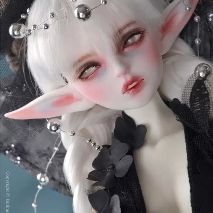 [BUNJANG] Dolmoa Flower Fairy Black Elf Zinna Ball-Jointed Doll (MSD Size) / 돌모아(구관):Flower Fairy Black Elf Zinna