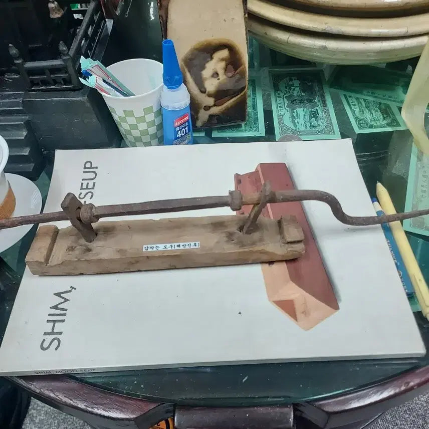 [BUNJANG] Vintage Persimmon Peeler Tool / 오래된 감 깎는 도구(민속품)