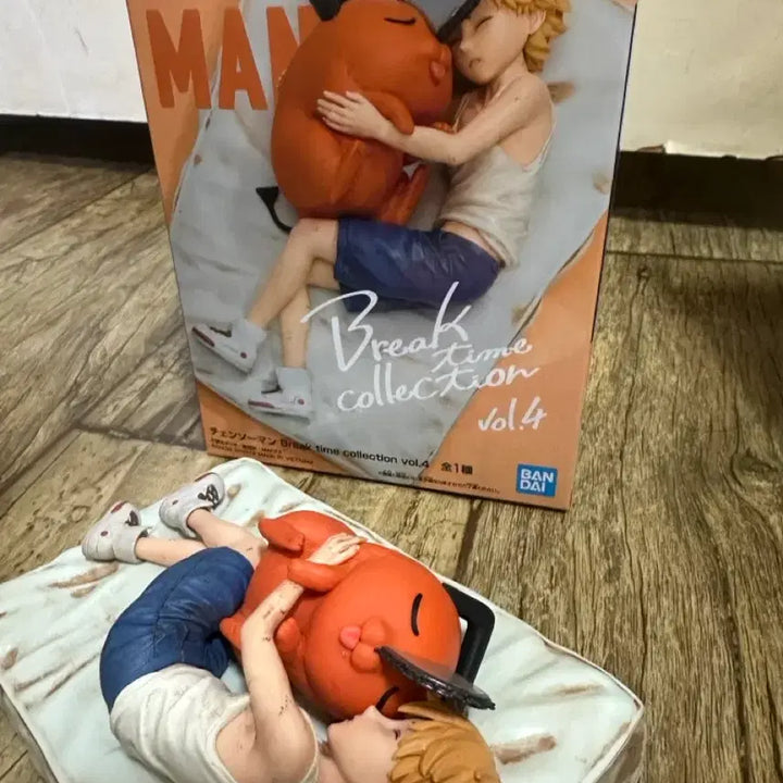 [BUNJANG] Chainsaw Man Denji &amp; Pochita Figure (Unsealed) / (개봉) 체인소맨 덴지 포치타 피규어