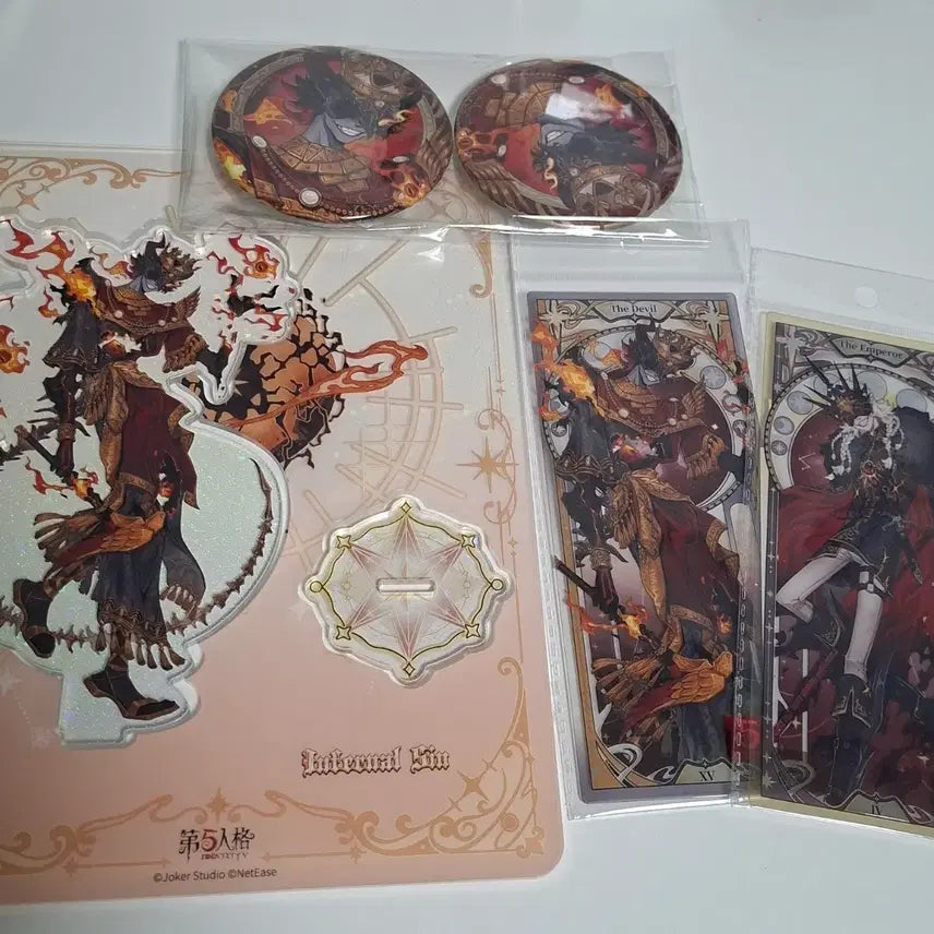 [BUNJANG] Identity V The Flame of Sin Acrylic Goods Set / 제5인격 죄악의 불꽃 아크릴 굿즈 세트