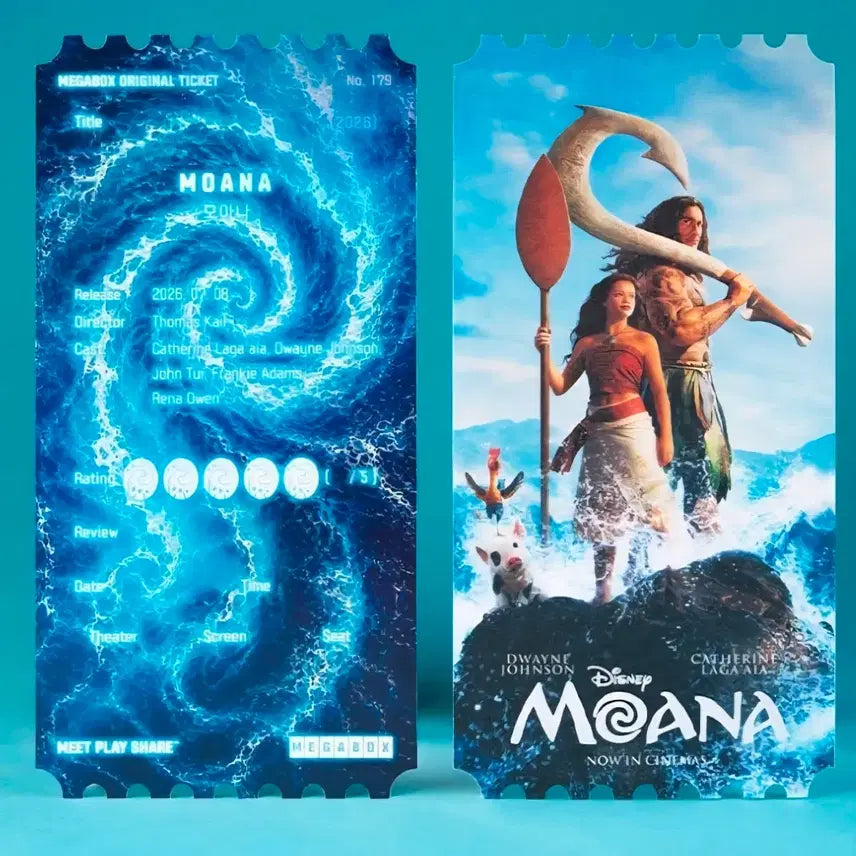 [BUNJANG] Moana Dolby Cinema Poster / 모아나 오티+돌비 포스터