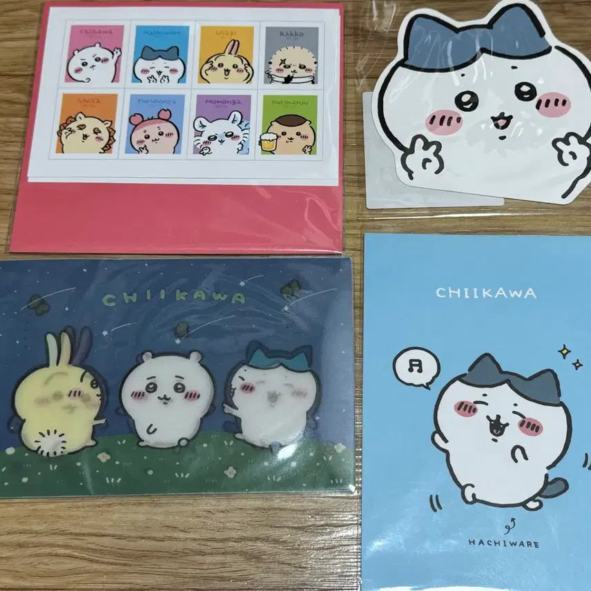 [BUNJANG] Chiikawa Hachiware Paper Goods Set (Sealed) / 치이카와 하치와레 위주 지류 세트