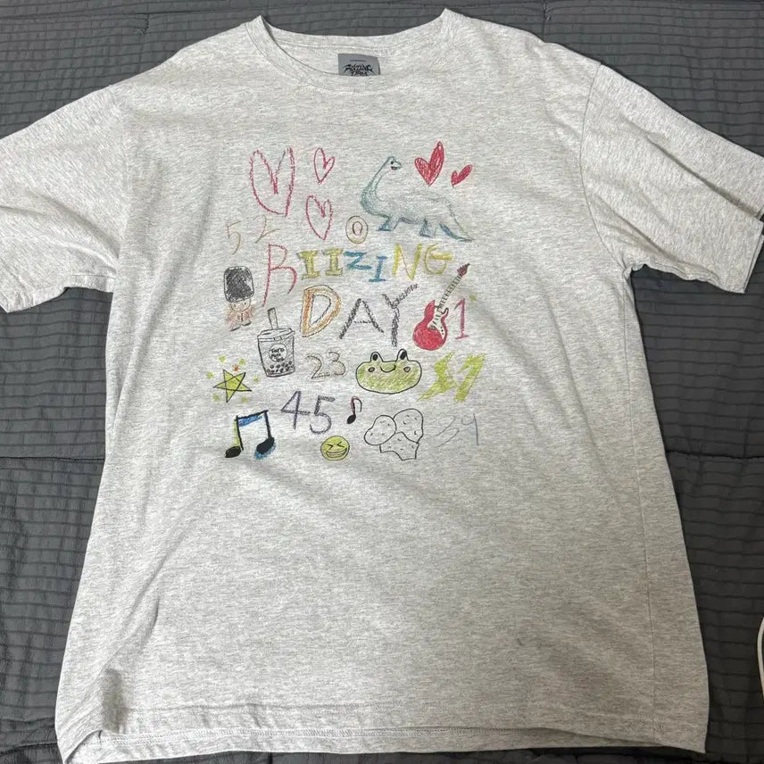 [BUNJANG] RIIZE Hall Tour Drawing Short Sleeve T-Shirt / 라이즈 홀투어 드로잉 반팔 티셔츠