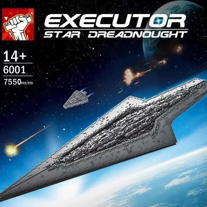 [BUNJANG] Mork 6001 Executor Star Dreadnought Building Blocks Compatible with Lego (7550 Pieces) / 모크 6001 이제큐터 7550피스 블럭 호환레고