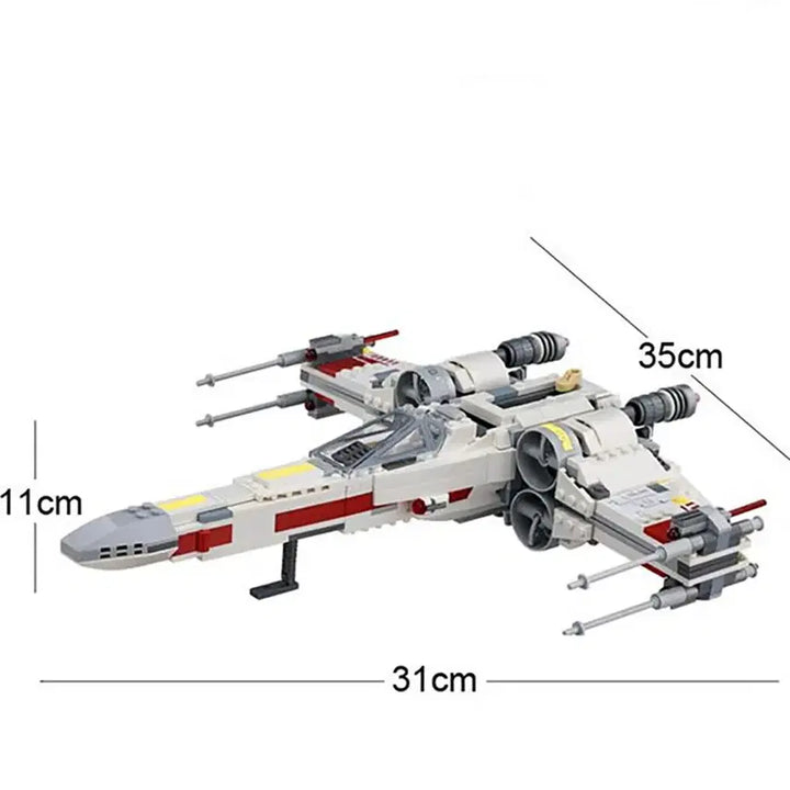 [BUNJANG] Building Block Starfighter Star Wars X-wing 730 Pieces / 빌딩블럭 스타파이트 스타워즈 엑스윙 730피스 X-wing 호환레고