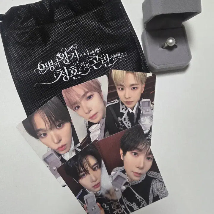[BUNJANG] NCT WISH Fan Meeting Entry Gift Photocard &amp; Ring Bundle Set / 엔시티위시 팬미팅 입장선물 반지 포카 세트 일괄