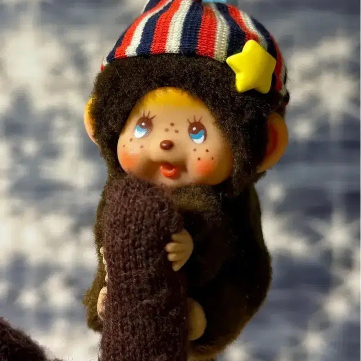 [BUNJANG] Retro Vintage Monchhichi Clip / 레트로 고전 빈티지 몬치치 집게