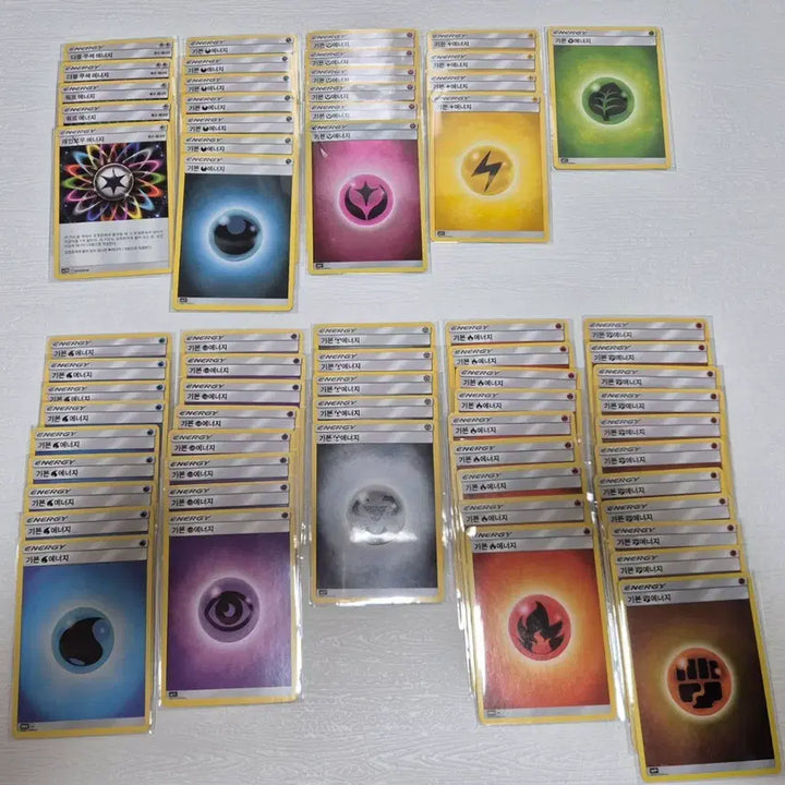[BUNJANG] Pokemon Card Basic-Special Energy Collection 2017 / 2017년 포켓몬카드 기본-특수 에너지 모음