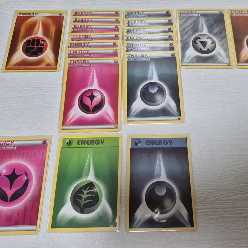 [BUNJANG] XY Pokemon Energy Card Set / XY 포켓몬 카드 에너지 카드 세트