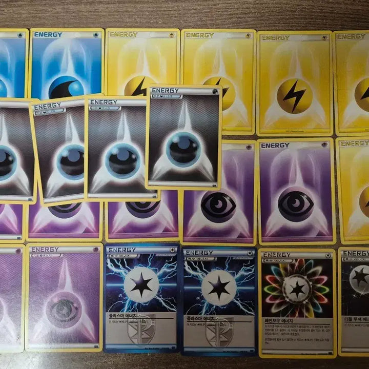 [BUNJANG] Pokemon Energy Cards (22-Card Lot, 2010-2014) / 포켓몬 에너지 카드 22장 2010~2014년 카드