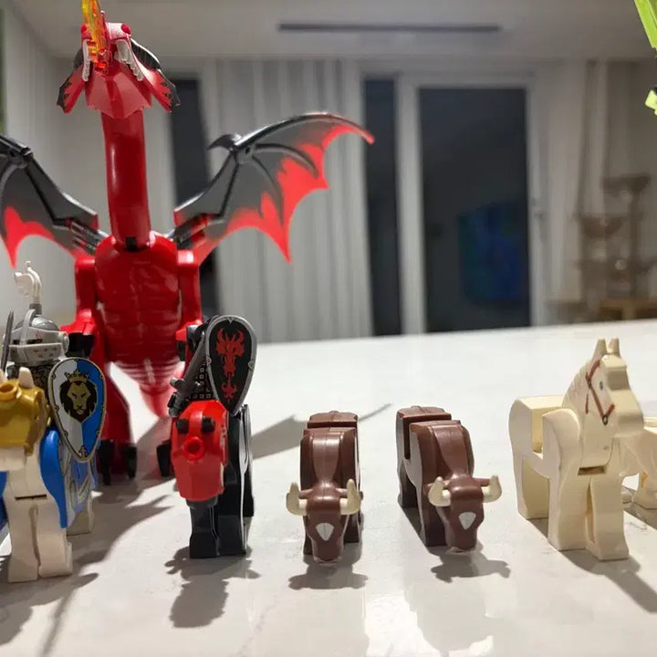 [BUNJANG] LEGO Castle Pirates of the Caribbean Figures &amp; Dragon Animal Bundle / 레고 캐슬 피규어 및 용 동물 일괄