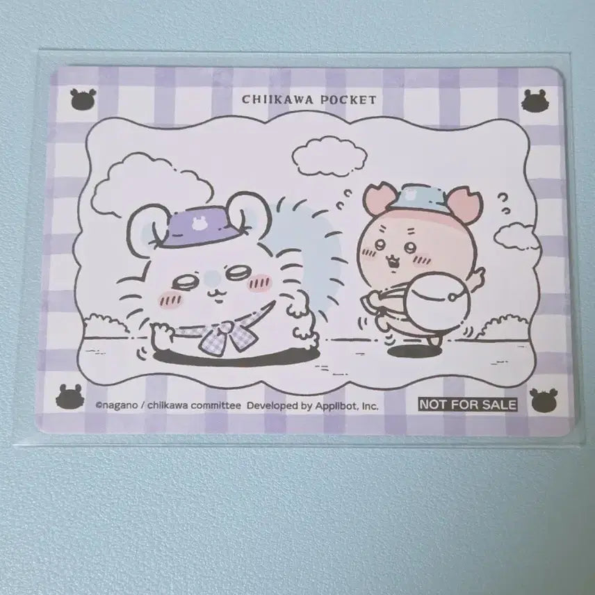 [BUNJANG] Chiikawa Pocket Offline Event POB Goods Card Kani &amp; Momonga / 치이카와 포켓 오프라인 행사 특전 굿즈카드 카니 모몽가