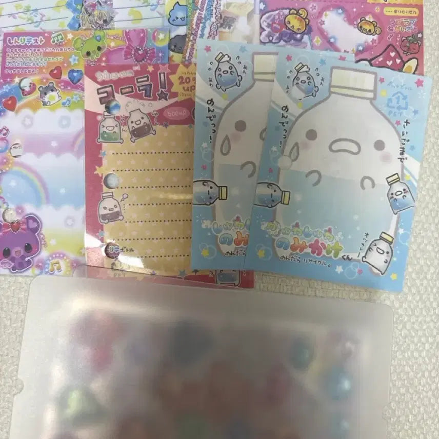 [BUNJANG] Heisei Retro Paper Items &amp; Bonbon Drops Binder Bundle Set / 헤이세이 고전지류 봉봉드롭 바인더 일괄