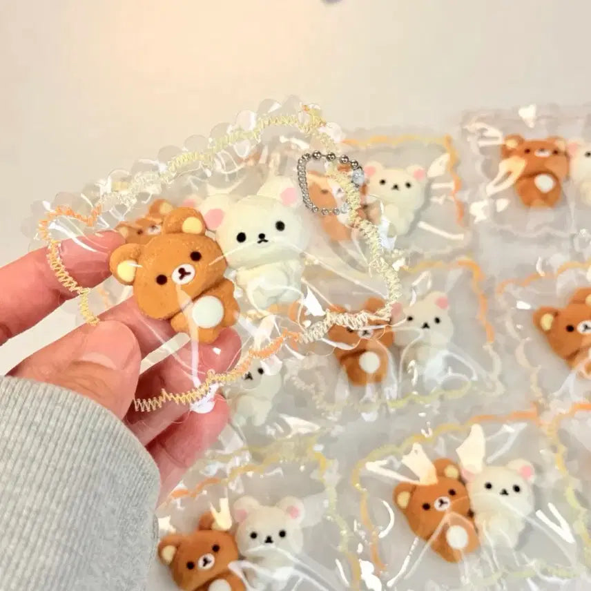 [BUNJANG] Rilakkuma Couple Mini Plush Keyring / 리락쿠마커플 미니 말랑이