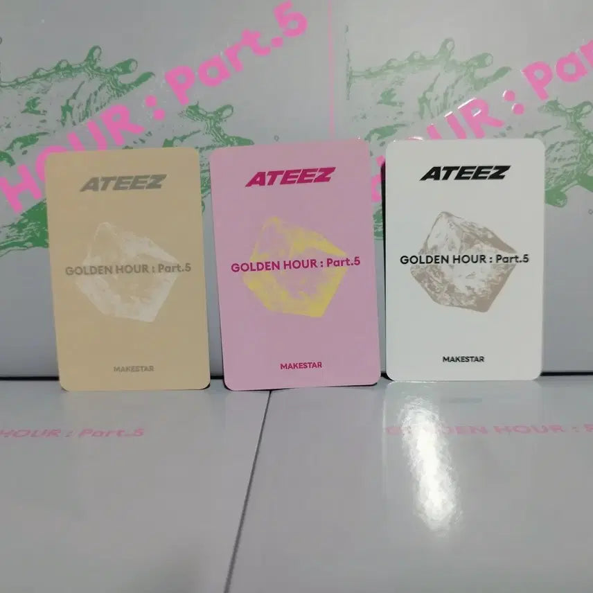 [BUNJANG] ATEEZ Makestar Lucky Draw Yunho Unit, Disco Pin, Smart Puppy Photocard Set / 에이티즈 메이크스타 윤호 특전 세트