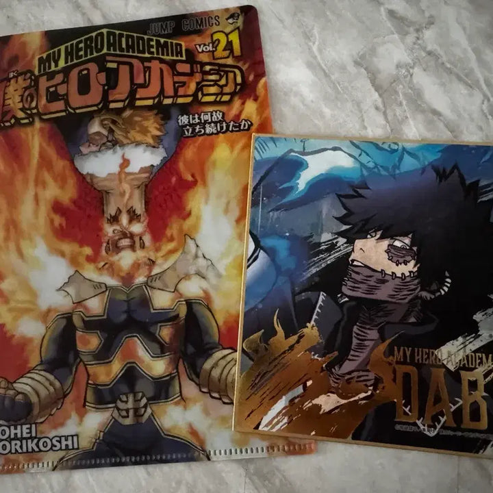 [BUNJANG] My Hero Academia Jump Shop Dabi Shikishi / 나의 히어로 아카데미아 나히아 점프샵 만화책 파일 다비 색지 굿즈