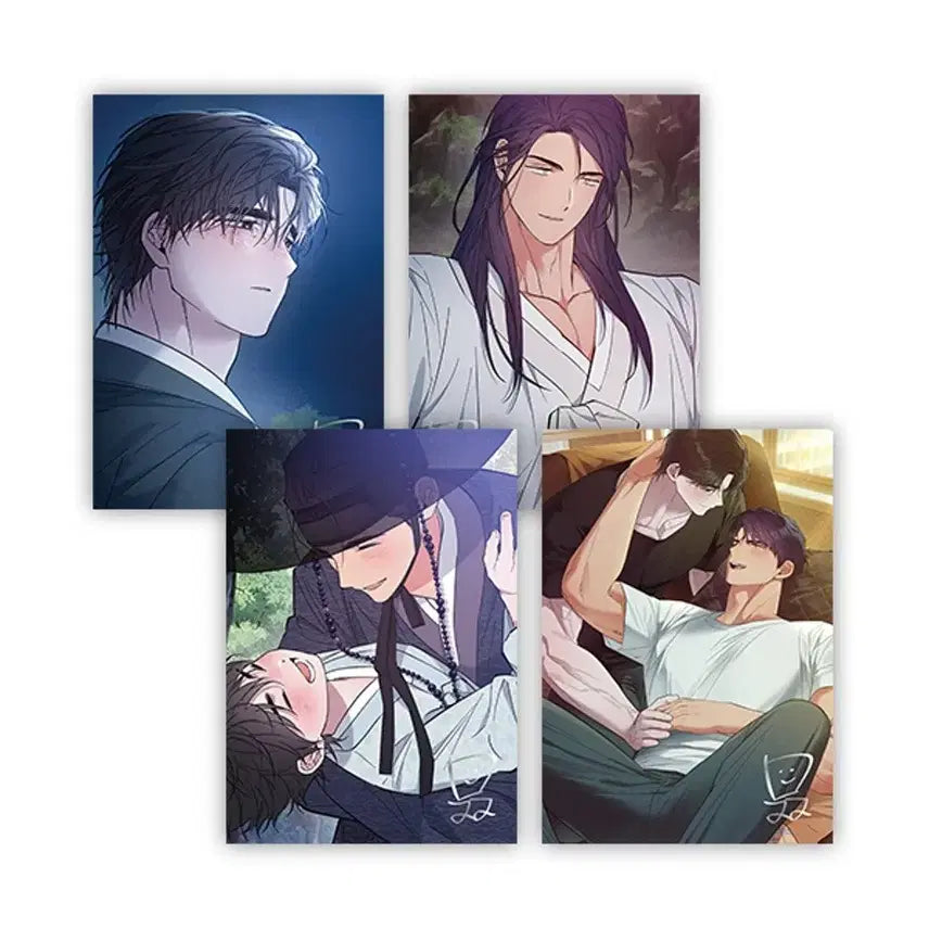 [BUNJANG] Morning, Cloud, River MOCON Collab A5 Illustration Board Set BL / 새벽, 구름, 강 모펀 콜라보 카페 A5 일러스트 색지 세트 비엘 BL