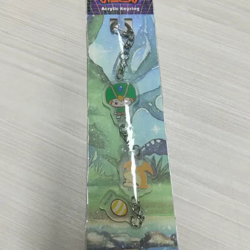 [BUNJANG] Digimon Adventure Cafe Omage Riki Keyring / 디지몬 어드벤처 카페 오마케 리키 키링