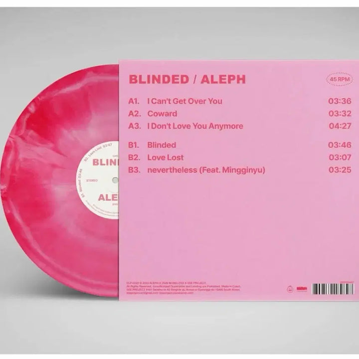 [BUNJANG] Aleph Apple Scent 2nd Vinyl LP / 알레프 사과향 2nd Vinyl lp