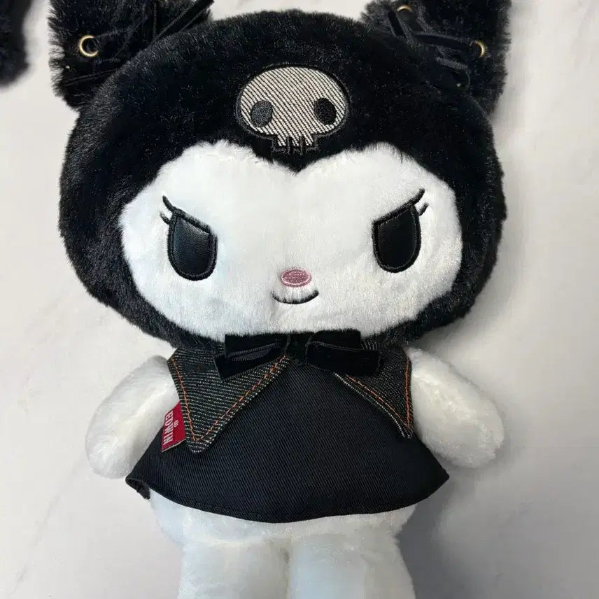 [BUNJANG] Kuromi x EDWIN Collaboration Plush Doll / 쿠로미xEDWIN 콜라보 인형