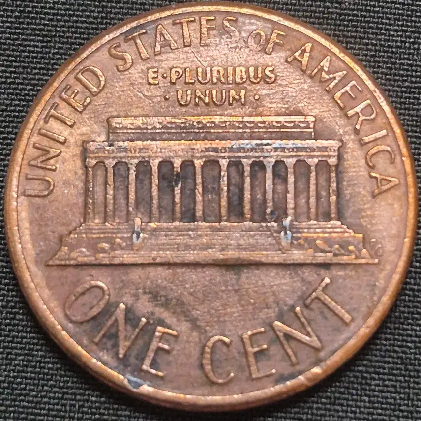 [BUNJANG] 1987 D Lincoln Cent Coin with Bubble Error / 1987년 D링컨 센트 주화 버블에러  주화