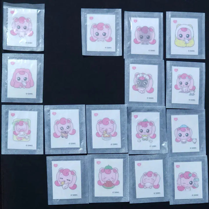 [BUNJANG] Catch Teenieping Jellyping Ttibusil Set (31 Types) / 캐치티니핑 젤리핑띠부씰 33종 판매