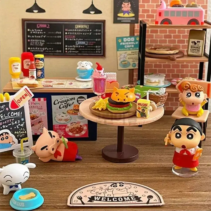 [BUNJANG] Re-Ment Crayon Shin-chan Cafe Series Full Box / 리멘트 짱구 카페시리즈 풀박