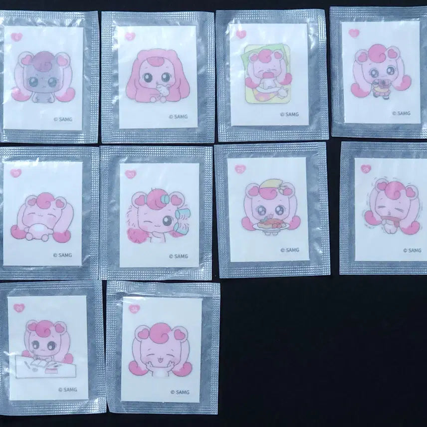 [BUNJANG] Catch Teenieping Jellyping Sticker Set (10 Types) / 캐치티니핑 젤리핑띠부씰 23종 판매