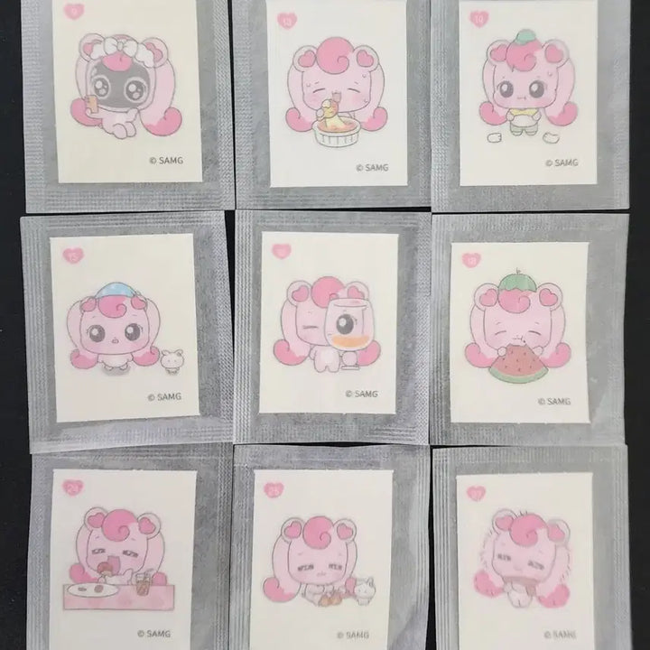 [BUNJANG] Catch Teenieping Jellyping Sticker Set (10 Types) / 캐치티니핑 젤리핑띠부씰 23종 판매