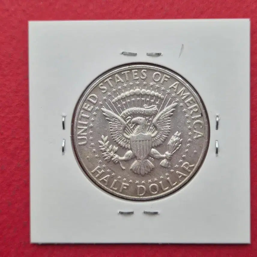 [BUNJANG] 1967 Kennedy Half Dollar Silver Coin / 미국 케네디 하프달러 은화 1967년 -1-