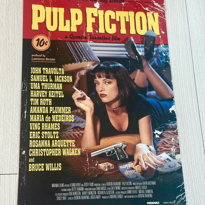 [BUNJANG] Pulp Fiction Quentin Tarantino Special Poster A3 / [2022초희귀한정판]영화 쿠엔틴 타란티노 감독의 펄프픽션 스페셜 포스터