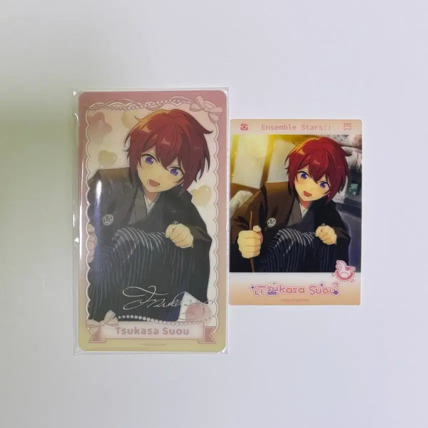 [BUNJANG] Ensemble Stars Tsukasa Doushin Clear Card Bundle Set / 앙스타 츠카사 동심 치비 클리어카드 인스타 카드 팝업