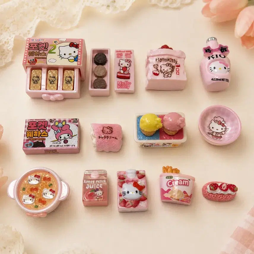 [BUNJANG] Hello Kitty Miniature Set (22 Types) / 키티 미니어처 세트 22종