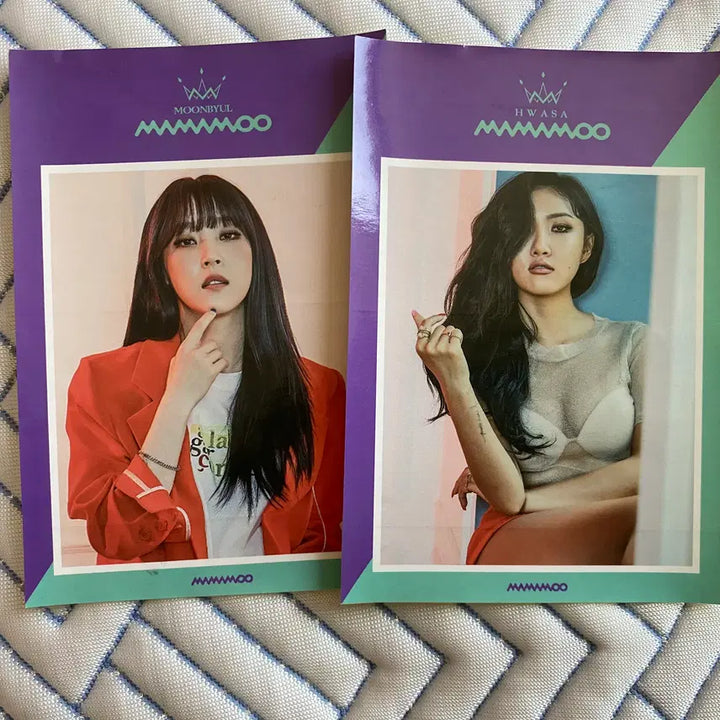 [BUNJANG] MAMAMOO Hwasa Moonbyul Wheein Stickers Photobook Set / 마마무 휘인 포카 문별 화사 스티커 나로말 앨범 포토북 (시디 x)
