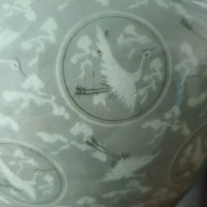 [BUNJANG] Inlaid Crane and Cloud Motif Maebyeong Vase / 청자 상감운학문 매병(오늘 하루 23만원)