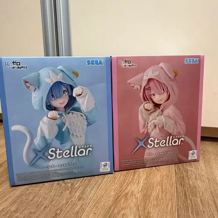 [BUNJANG] Sega Re:Zero Rem/Ram Figure 2-Type Bundle Set (Sealed) / 미개봉 정품) 세가 RE:제로 이세계생활 렘/람 피규어 2종 일괄 판매