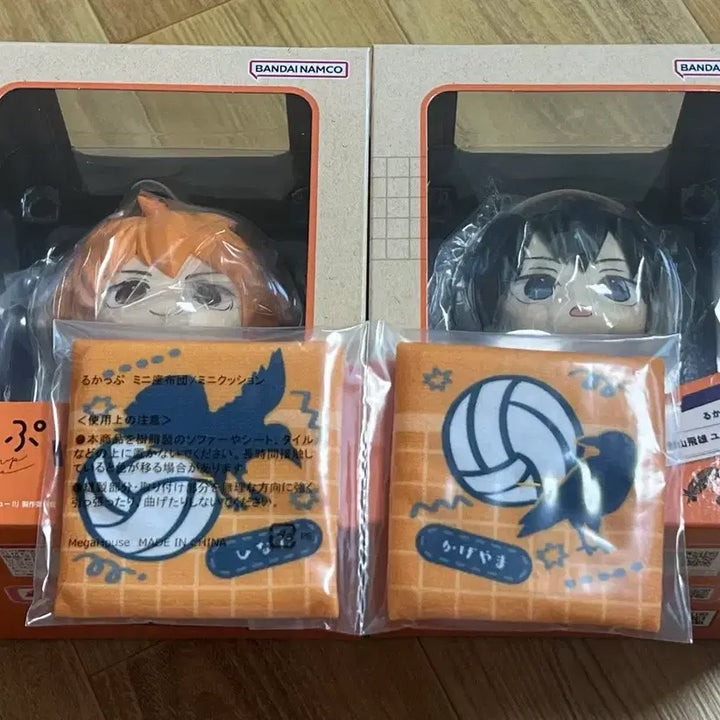 [BUNJANG] Haikyuu!! Hinata Kageyama Uniform Look Up Figure Bundle Set with Special Cushion / 하이큐 히나타 카게야마 경기복 룩업 피규어, 특전 방석 일괄