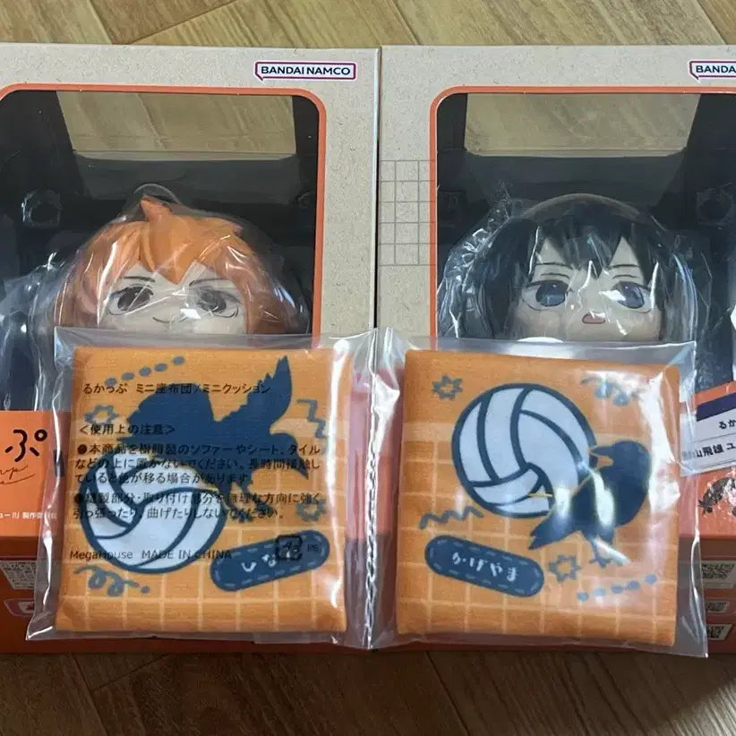 [BUNJANG] Haikyuu!! Hinata Kageyama Uniform Look Up Figure Bundle Set with Special Cushion / 하이큐 히나타 카게야마 경기복 룩업 피규어, 특전 방석 일괄