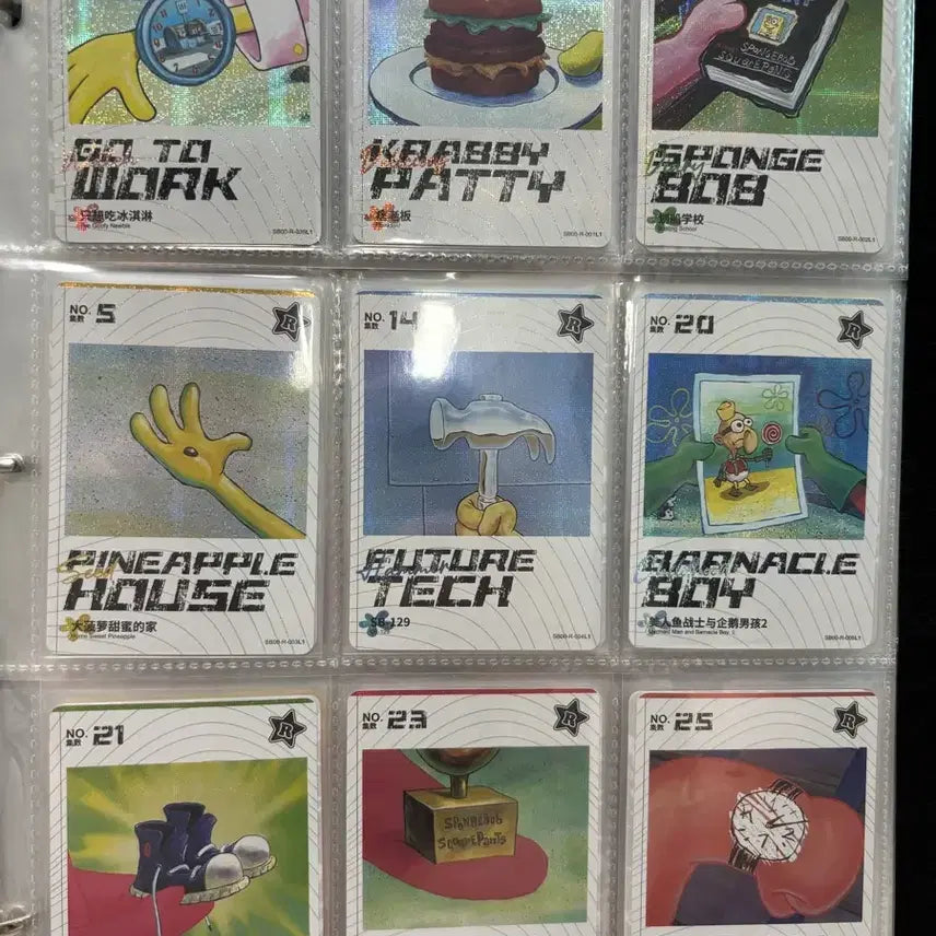 [BUNJANG] Kayou SpongeBob Trading Card Bundle Set / [Kayou] 스폰지밥 카드 대량 일괄 판매(다른버전)