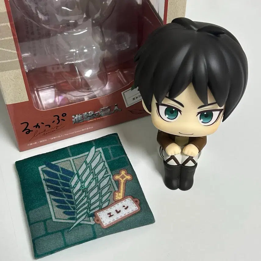 [BUNJANG] Attack on Titan Eren Yeager Look-Up Figure with Cushion Bonus / 진격거 에렌 룩업 피규어 (특전 방석 O)