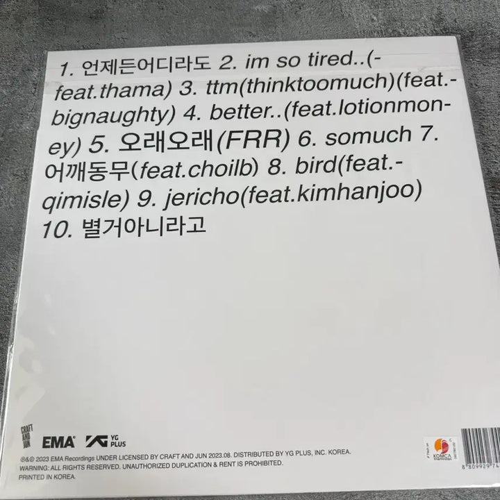 [BUNJANG] George 1st Album FRR LP Black / 죠지 정규 1집 FRR LP 블랙