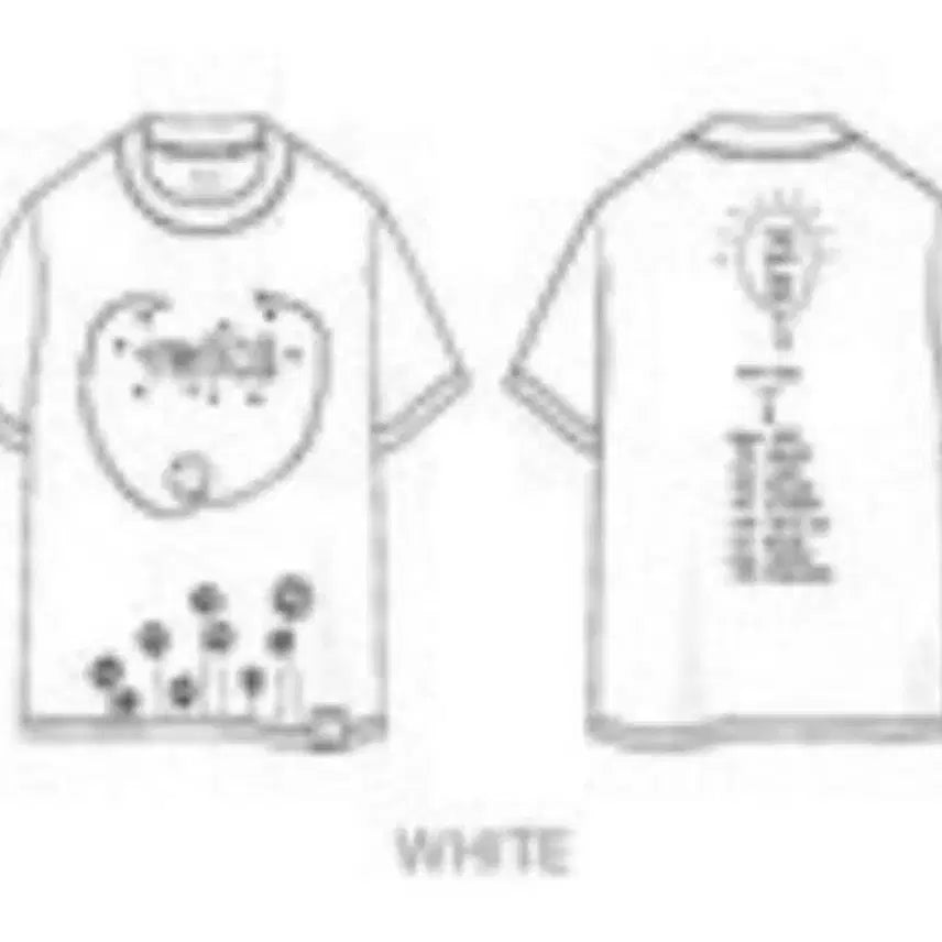 [BUNJANG] Twice TWICELIGHTS Tour T-Shirt Chaeyoung Design White M / 트와이스 투어 티셔츠