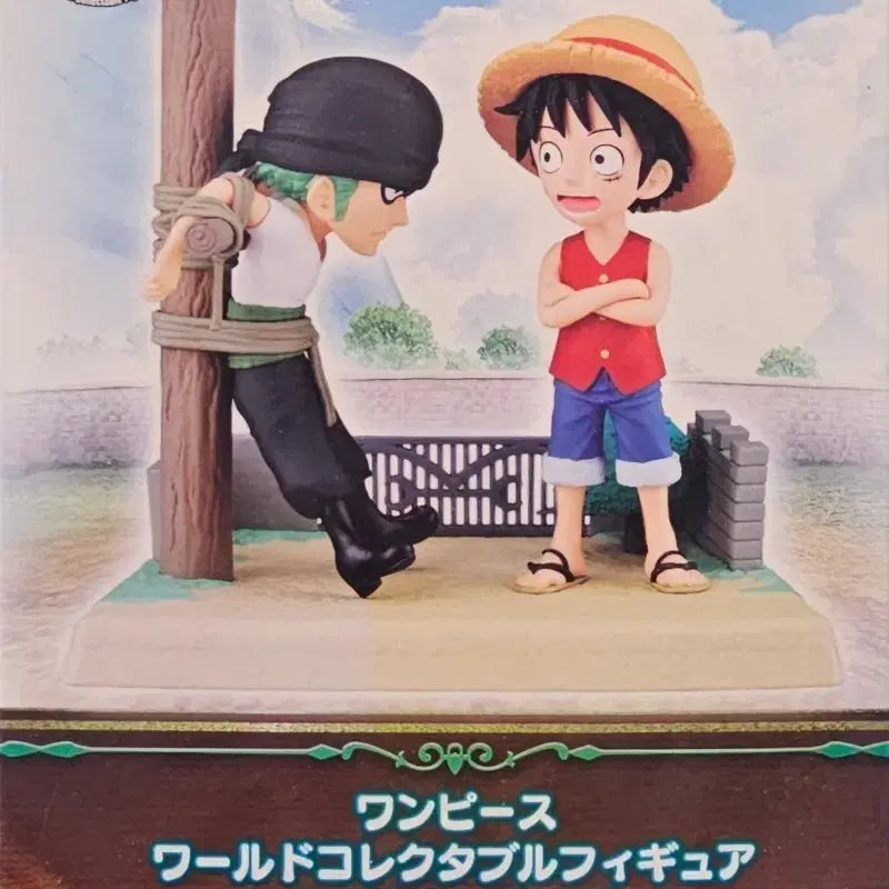 [BUNJANG] One Piece World Collectable Figure Monkey D. Luffy &amp; Roronoa Zoro Set / 원피스 월드 콜렉터블 피규어 몽키 D 루피 &amp; 로로노아 조로