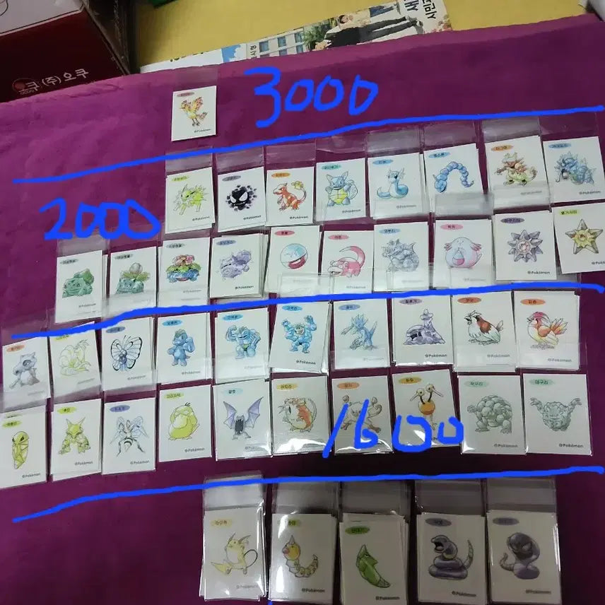 [BUNJANG] Pokemon 30th Anniversary Stickers / 포켓몬 띠부씰 신상 판매 아트워크 30주년