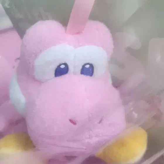 [BUNJANG] Super Mario Yoshi B Prize + D Prize Pink Set Mascot Doll and Plate / 슈퍼마리오 with.요시 B상+D상 핑크세트