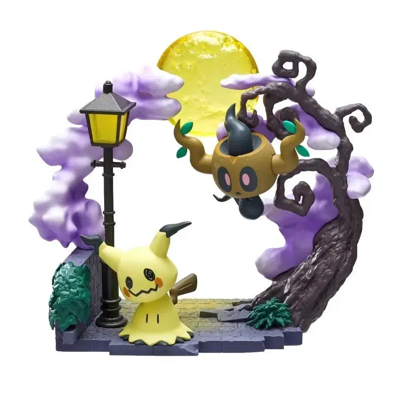 [BUNJANG] Pokemon Mimikyu Terrarium Diorama Collection 2 Figure / 포켓몬 따라큐 피규어) 리멘트 서큘러 디오라마 컬렉션2