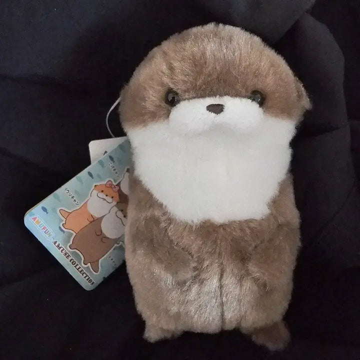 [BUNJANG] Amuse Sea Otter Plush Charm (Brown, 11cm) / 어뮤즈 해달 수달 인형 브라운 11cm 키링 브라운 / 소소happy