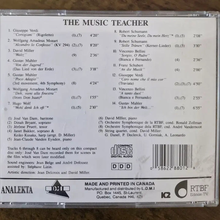 [BUNJANG] The Music Teacher OST CD / CD 더 뮤직 티처 OST